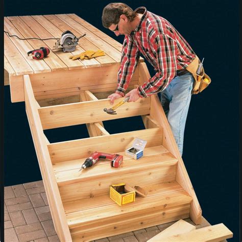 diy deck steps